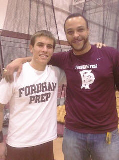 Newly minted 40 footter Mike Santeramo '11 with Coach Kevin Phipps '01